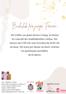 Buchclub für junge Frauen ü16 @ Stadt- und Regionalbibliothek